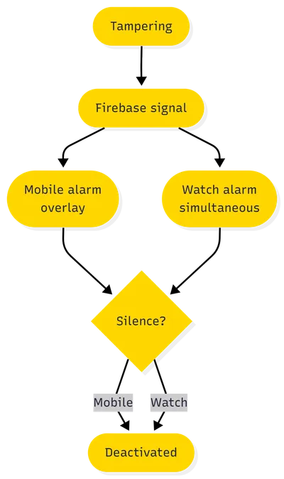 Diagram: Anti-theft alarm